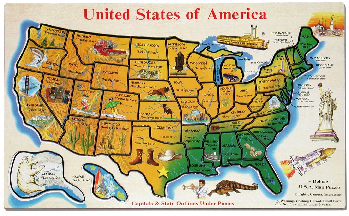 Usa Map Puzzle